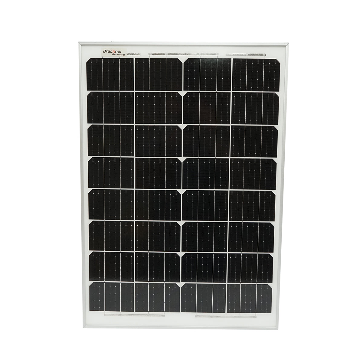 40W photovoltaic monocrystalline solar panel with a 90cm connection cable and maximum voltage of 18V 570x400x25mm Breckner Germany